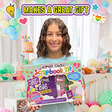 GirlZone Ultimate Collage Scrapbook Kit, Make a 40-Page Photo Album Scrapbook with Stickers & More, Fun Kids Creative Activity and Fantastic Gift GirlZone
