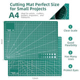 Exacto Knife Set, Craft Cutting Mat Kit, 55 PCS Precision Carving Craft Hobby Knife Kit, With A4 Self Healing Mat, 3 Pcs Craft Knife, Steel Rule, 4 JINSHANGTOPK