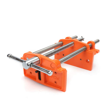 Pony Jorgensen 27091 Medium Duty Woodworker's Vise, Orange, Grey, 9-Inch By 7-Inch - WoodArtSupply