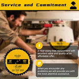 Upgraded 10in 40T/60T (2-Pack) Compatible with DEWALT Table/Miter Saw Blade DWA-110CMB General Purpose Combo Pack Saw Blade Replace for OEM home