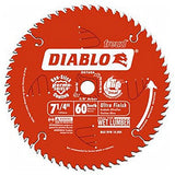 Freud D0760X Diablo Ultra Finish Saw Blade ATB 7-1/4-Inch by 60t 5/8-Inch Arbor Freud