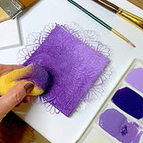 Easy Cut Stencil Sheet Set of 24-12”x12” Acetate Mylar for Cricut Vinyl Cutting – Craft Material ZICOTO