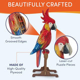 4-in-1 3D Wooden Bird Puzzle Set for Creative Kids - DIY Model Building Kits Smartstoy