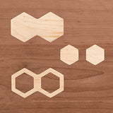 Rockler Hexagon Bow Tie Inlay Template Set ROCKLER