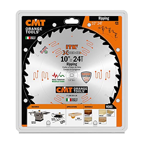 CMT ORANGE TOOLS 250.024.10 ITK RIPPING BLADE 10"x24x5/8" CMT