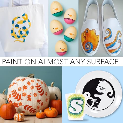 CHROMATEK Acrylic Paint Pens for Rock Painting, Ceramic, Glass, Wood. 48 Vibrant Opaque Colors. Medium Tip. Waterproof. Quick Drying. Never Fade. CHROMATEK