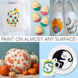 CHROMATEK Acrylic Paint Pens for Rock Painting, Ceramic, Glass, Wood. 48 Vibrant Opaque Colors. Medium Tip. Waterproof. Quick Drying. Never Fade. CHROMATEK