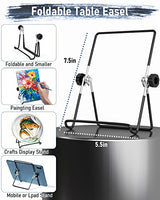 Nicpro Kid Paint Set, 34 PCS Painting Supplies Party Kit Non Toxic,12 Colors Acrylic Paint, Table Easel, 6 Canvas Panels, 10 Brushes, Paper Pad, Nicpro