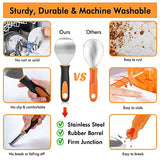 Shuttle Art 35 PCS Halloween Pumpkin Carving Kit, 11 PCS Professional Stainless Steel Pumpkin Carving Tools with 10 Stencils and 12 Electronic Shuttle Art