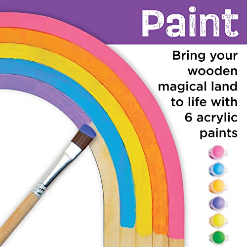 Creativity for Kids Build & Grow Magical Land - Unicorn Craft, 5-in-1 Kids Activities, Unicorn Castle Toy, Kids Gifts for Ages 6-8+ Creativity for Kids