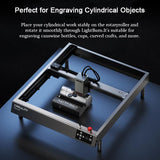Creality Official Laser Rotary Roller, 360° Laser Engraver Y-axis Rotary Module for Engraving Cylindrical Objects, 7 Adjustment Diameters 5mm to Creality
