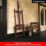 MEEDEN Extra Large Easel Stand for Painting, Adjustable 75" to 145"H,Holds Canvas up to 93",H Frame Studio Heavy Duty Art Easel for MEEDEN