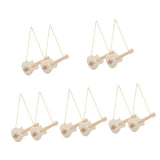 Toyvian 10 Pcs Child Guitar Mini Toys Miniature Guitar Miniature Guitar Toy Childrens Ukulele Unfinished Guitar Toy Crafts DIY Painting Guitar Toy Toyvian