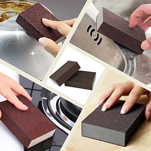 Sanding Sponge, 60-220 Grit Assortment Sanding Block, Wet and Dry Dual-use Sander Sponges for Drywall Metal, Sandpaper Sponge for Wood, Washable and Hubaow