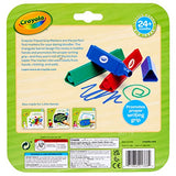Crayola My First, Tripod Washable Markers for Toddlers, 8ct Crayola