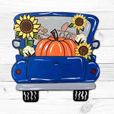 12" x 1/4" Wooden Fall Truck Shape, Unfinished Wood Craft, Paint-by-Line, Build-A-Cross Build-A-Cross