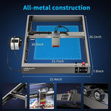Official Creality Falcon 2 Laser Engraver, 40W Output Laser Engraver Machine, DIY Laser Cutter and Engraver Machine with Air Assist, 25000mm/min Creality