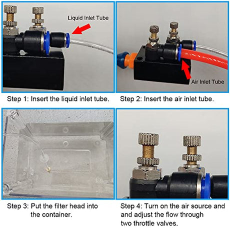 OriGlam Mist Coolant Lubrication Spray System for Metal Cutting Engraving Cooling Sprayer Machine for Air Pipe CNC Lathe Milling Drill OriGlam