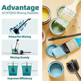 ISTOYO Resin Mixer Paddles for Premium Epoxy Mixer, Attachment for Epoxy Resin Mixer Pro, Reusable Resin Stirrer, Paint Stirrer Drill Attachment for ISTOYO