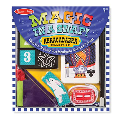 Melissa & Doug Magic in a Snap! Abracadabra Collection Magic Tricks Set (10 pcs) - For Kids Ages 4+ Melissa & Doug