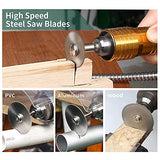 Cutting Wheel Set for Dremel Rotary Tool, HSS Circular Saw Blades, Resin Cutting Discs, 545 Diamond Cutting Wheel, Accessories Cutting Discs with FOTYBEI