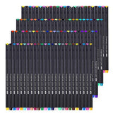 Yansanido 100 Pcs 100 Colors Fine Point Line Drawing Pens, 0.4mm of Pen Point for Painting, School and Office Supplies (100 colors) Yansanido