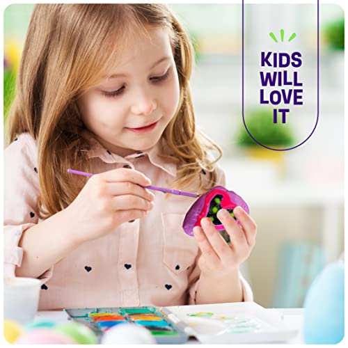 Kids Rock Painting Kit - Glow in The Dark - Arts & Crafts Gifts for Boys and Girls Ages 4-12 - Craft Activities Kits - Creative Art Toys for 4, 5, 6, Dan&Darci