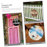 BESPORTBLE 5pcs Wooden Blank Hanging Tag Christmas Wood Sign Wood Sign Blank Unfinished Wood Cutout Blank Wooden BESPORTBLE