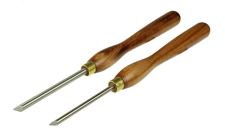 Crown Hand Tools #271C 1/2-Inch Round Skew Chisel - WoodArtSupply