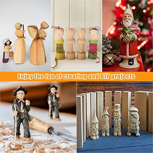 Oungy 16PCS Wood Carving Blocks 6 x 1.5 x 1.5 Inch Unfinished Basswood Carving Blocks Carving Wood Blocks Wooden Carving Blocks Cubes for Carving Oungy
