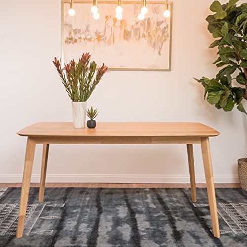 Christopher Knight Home Nyala Wood Dining Table, Natural Oak Finish Christopher Knight Home