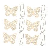 MAGICLULU 50 Sets Chrysanthemum on Blank Wood Chip Craft for Kids Unfinished Wooden Embellishments Unfinished Wooden Cutouts Unfinished Wood Crafts MAGICLULU