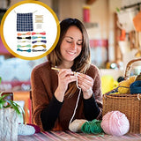 EXCEART 1 Set Weaving Cards Kit Tablet Weaving Card Paper Loom Cards with Unfinished Shuttles 10 Colors Thread Bag for DIY Art Craft Gift Motor EXCEART