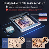 Ortur OLM3 LU3-20A Laser Engraver with 50L Laser air Assist, 20W Output Laser Cutter DIY Laser Engraver Machine, 20000mm/min Engraving Speed and App Ortur