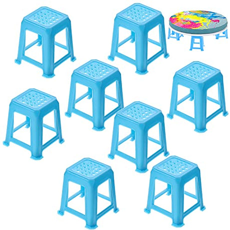 8 Pieces Canvas Stands Paint Stands for Painting Mini Canvas Feet Risers Canvas Support Stands for Fluid Acrylic Pouring Paint Supplies (Blue) Yookeer
