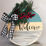 11 Inches Round Shape Unfinished Wood DIY Crafts Circle Wooden Cutouts Wood Discs Slices for Home Painting DIY Projects Craft Decor Pack of 3pcs Qingmao