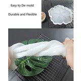 Resin Coaster Molds, Large Silicone Flower Shape Tray Coaster Resin Molds Kit for DIY Epoxy Resin Casting, Agate Coasters, Home Decor Making (6pcs) KAOAORESIN
