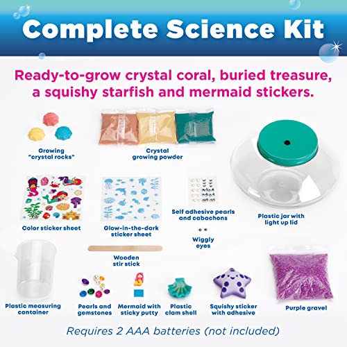 Creativity for Kids Crystal Mermaid Terrarium Kit - STEM Projects for Kids Ages 6-8+, Arts and Crafts for Girls and Boys Creativity for Kids
