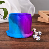 FineInno Origami Dice Cup Resin Mold Geometric Box Silicone Molds with Lid Bell Jar Epoxy Casting Mold for Party Game Display Dome Cover Home Decor FineInno