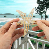 Summer-Ray 12 Wooden Sea Theme Laser Cutout DIY Craft Party Decoration Room Decoration Seahorse, Helm, Sea Turtle, Starfish Summer-Ray.com