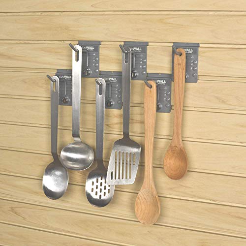 StoreWALL 2.5" Heavy Duty Slatwall Single Hook (Pack of 4) StoreWALL