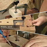 RUITOOL Bench Dog Clamp,3/4"（19mm) Holdfast Dog Hole Clamp,Adjustable MFT Table Stainless Steel Hold Down Clamps for Woodworking Tools - 2 Pack RUITOOL