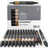 Winsor & Newton ProMarker Set, 12 Count, Skin Tones Winsor & Newton