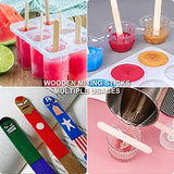 LET'S RESIN Epoxy Mixing Cups Kit,200Pcs, Plastic, 30ml Disposable Measuring Cups,50 Wooden Stirring Sticks, Dropper for Paint Mixing, Jewelry Making LET'S RESIN