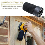 608354-00SV for DeWalt Sander Dust Bag ，380412-00 Replacement For DeWalt orbital sande 25708 27707 27708 2771 （2pack） KAZFFD