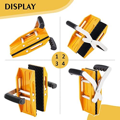 2PCS Granite Carrying Clamps Double Handed Stone Carrying Clamps Panel Carrier Plywood Carrying Tool Lifting and Transporting Tool for Glass Granite YUCHENGTECH