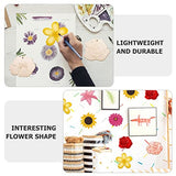 Sewroro 1 Set Painting Flower Wood Piece Unfinished Wood Slices Craft Flowers Flower Embellishments Flowers for Crafts Natural Wood Slices Wooden Sewroro