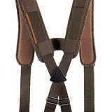 Bucket Boss - AirLift Tool Belt with Suspenders, Tool Belts - Original Series (50100) with 12 pockets, Brown , 52 Inch Bucket Boss