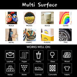 LOONENG Gold Marker Metallic, Fine Point Gold Markers Permanent Metallic for Adult Coloring, Black Paper, Scrapbook, Artist Illustration, Crafts, LOONENG