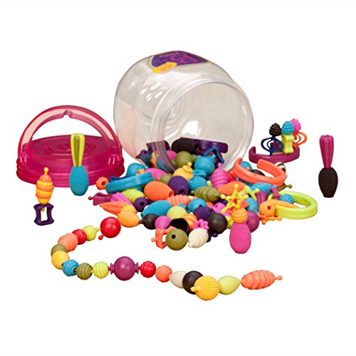 B. toys – Pop Arty! 150 Pcs- Jewlery Making Kit- Creative Pop Snap Bead Set for Kids –DIY Craft Jewelry Making Kit –Necklaces, Rings, Bracelets – 4 - WoodArtSupply